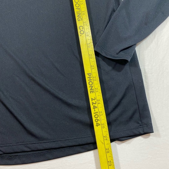 Under Armour Shirt Men’s Large Thermal Athletic Long Sleeve Black Cold Shirt - Picture 3 of 7